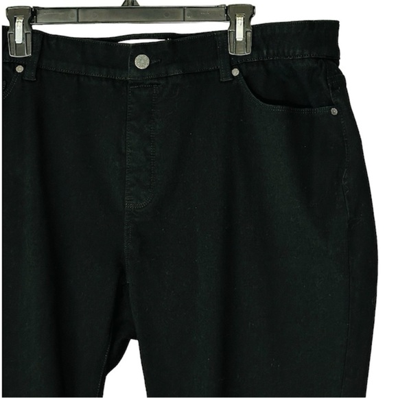 Soft Surroundings The Ultimate High Rise Slim Skinny Stretch Jeans Black Size 1X - Picture 4 of 11